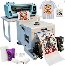 24 inches Dual XP600 A1 DTF Printer With shaking dryer 5*1000ML ink 60*100m film picture