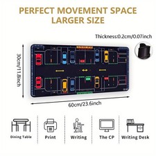 Extra-Large Parking Design Gaming Mouse Pad – Measuring 35.4 by 15.7 Inches, F picture