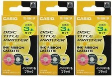 Casio Disc Title Printer Ink Ribbon TR-18BK-3P [Black] 3 Boxes from JP picture