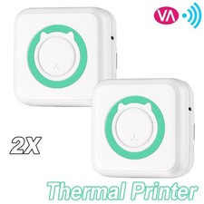 2X Wireless Mini Thermal Pocket Photo Printer with USB Port Home print Portable picture