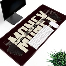 DOS Large Gaming Mouse Pad Compatible for PC/Laptop Desk with Money Dollar Des picture