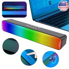 RGB Wireless Speaker Bluetooth-Compatible Wireless Speaker Double Speaker for PC picture