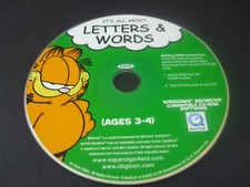 Garfield: It's All About Letters and Words Ages 3-4 (PC, 2006) - Disc Only picture