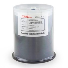 100-Pak CMC PRO (TY Technology) Lacquer Shiny-Silver 16X DVD-R picture