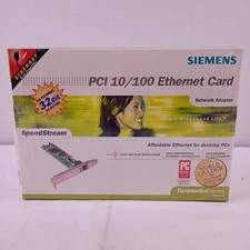 Siemens PCI 10/100 Ethernet Card 32 Bit Model SS1019 New and Sealed picture