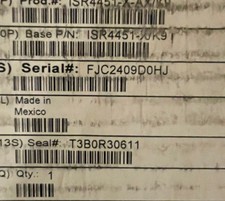 CISCO ISR4451-X-AX/K9 Cisco ISR 4451 AX LOADED NEW SEALED picture