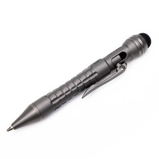 Mini Titanium Stylus Pen with Bolt-Action 1 Count (Pack of 1), Grey picture
