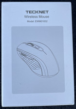 TeckNet EWM01832 Wireless Optical USB Mouse 2.4GHz Ergonomic 6-Button NEW  1622 picture