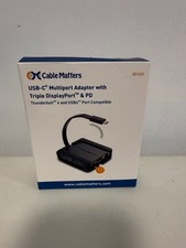 NEW-  Cable Matters USB-C Multiport Adapter with PD  in Black picture