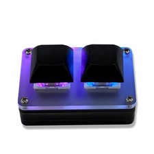 2 Key Gaming Keyboard, USB Wired Mini 2 Key Programmable Keyboard, Shortcut K... picture
