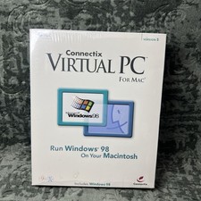 Connectix Virtual PC  Runs Windows 98 On Macintosh. Sealed  picture