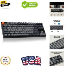 K8 Tenkeyless Wireless Mechanical Keyboard for Mac, White Backlight, Bluetoot... picture