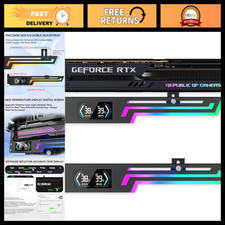 Adjustable GPU Support Bracket with Temp Display & RGB Lighting - Universal Grap picture