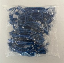 MyGatti Cat6 Patch Cables Cat 6 Ethernet Cable 1.5 ft 30-Pack Transparent Blue  picture