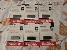 6 pack SanDisk Ultra USB 3.0 Flash Drive 128GB SDCZ48-128G-GAM46, Black picture