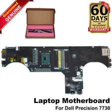 Dell Precision 7730 Motherboard Intel i7-8850H 2.6GHz 6-Core CPU LA-F601P R0YNP picture