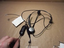 Jabra GN1200 Black Hands Free Headset With Audio Splitter RJ11 CABLE NO DISCUSSION picture