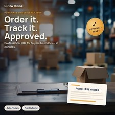 Purchase Order Generator Software PO Form Template Maker Small Business Vendor picture