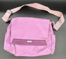 TUMI Nylon Pink Messenger Computer Work Bag Adjustable Strap *VIDEO* picture