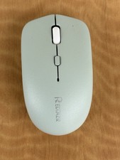 2.4G Wireless Optical Mouse Sage Green USB Receiver Tested NWOB picture