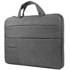 Gray Lightweight Nylon Laptop Soft Protective Case Cover For 15