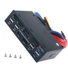 5.25in Computer Multi-function Dashboard Media Front Panel Speed USB Card Reader picture