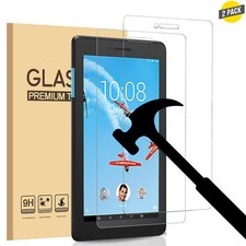 2PCS Premium Tempered Screen Protector Film For Lenovo Tab E7 7