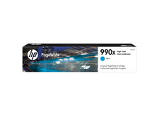 New Open Box HP 990X High Yield Cyan Original PageWide Cartridge, M0J89AN picture