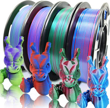 4X 250G Color Pack, Dual Color Filament Coextrusion PLA Filament 1.75Mm for 3D P picture