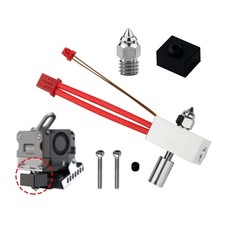 CR Official Sprite Extruder Heater Block Kit with Plated 0.4mm Nozzle High Te... picture