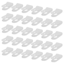 White Nylon RType Wire Cable Clamps 1/8