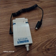 KINGSTON KNE-PC2T ETHERX IC PC CARD ETHERNET ADAPTER WITH DONGLE PCMCIA picture