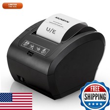 MUNBYN P047 POS Receipt Printer USB Ethernet 80MM Thermal Printer Black picture