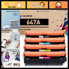 High-Yield Toner Cartridge Set for HP CE260A CE261A CE262A CE263A - 647A 648A Re picture