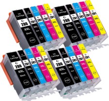 20 Pack XXL Ink Cartridges for PGI 280 CLI 281 Canon TR8520 TR8620 TS9520 TS702 picture