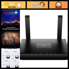 AX3000 Mesh Wi-Fi 6 Router, 4-Port Gigabit, 5-in-1 Modes, High-Speed Internet picture