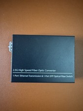 2.5G High Speed Fiber Optic Converter (1-Port Ethernet to 1-Port SFP Switch). picture