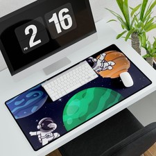 Cosmic Adventure Desk Mat - Space Theme, Gaming Accessory, Office Decor, [...] picture