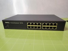 Dell PowerConnect 2016 | w/ Power Cord 41873 Ethernet Switch picture