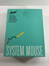 VIntage Imsi 3 Button System Mouse Open Box Seriel Connector Windows Computer picture
