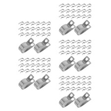 150 pcs Stainless Steel Cable Clamp, 3/4