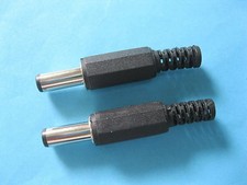 30 pcs 5.5x2.1x14mm DC Power Male Plug Connector Adapter Plastic Handle New picture