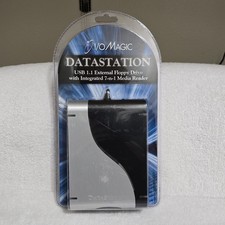I/O Magic DataStation External USB Floppy Drive 7-in-1 Media Card Reader IEFD7N1 picture