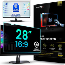 Computer Monitor Privacy Screen 28 Inch Anti Glare Blue Light Filter for Laptop picture
