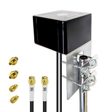 Cellular 5G 4G LTE Antenna 2X2MIMO 600-8000 MHz Omni WIFI7 M2M IoT L plate incl picture