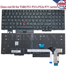 New US keyboard Backlit for Lenovo ThinkPad E580 L590 T590 P52 P53 P53s P72 P73 picture