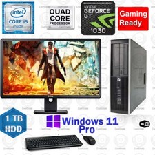 Windows 11 Dell i5 Gaming Computer PC 16GB 1TB WiFi Nvidia GT1030 bundle picture