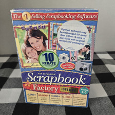 Art Explosion Scrapbook Factory Deluxe Version 4.0 Software Computer Photo Edit picture