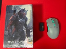 G-Wolves Hati S Plus 8K Wireless Gaming Mouse Gray Used Tested picture
