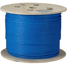 Black Box 1000ft Cat6A Stranded UTP 650 MHz CM PVC Bulk Cable C6ABC50STRBL1000 picture